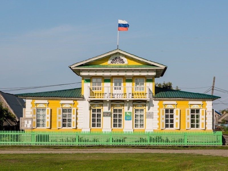 Деревянный дом построенный ссыльными участниками польского восстания.